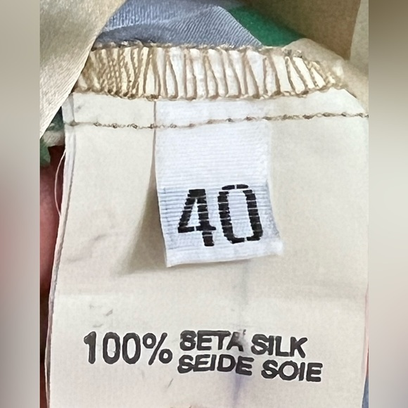 Vintage San Remo Silk Top size 40 - Picture 9 of 9